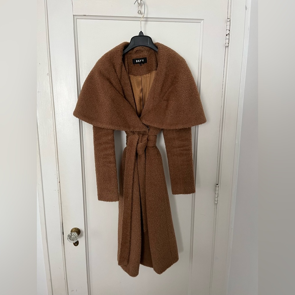 DKNY chestnut brown winter coat Size 0